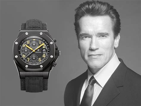 schwarzenegger audemars piguet.